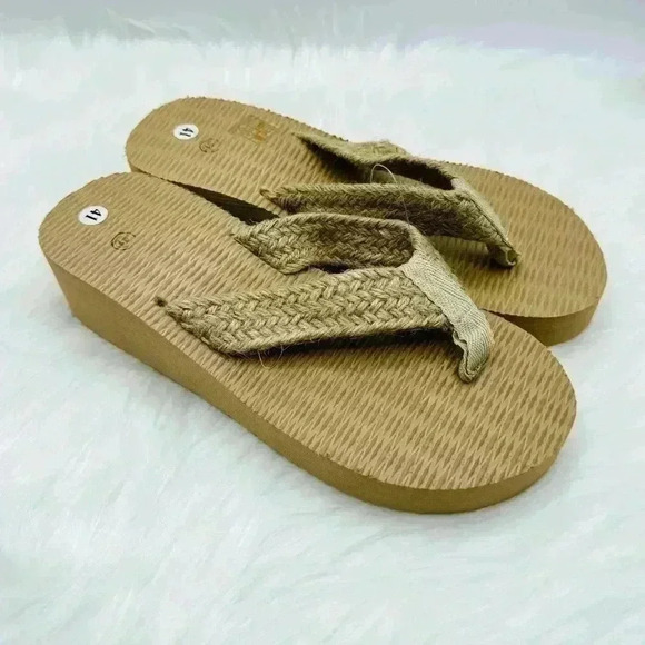 Women's Platform Flip Flops Size 8.5/41 - Picture 4 of 10